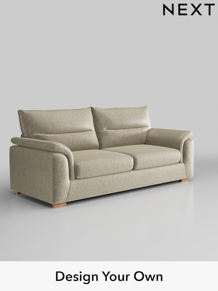 Plush Chenille/Light Natural Hayden Highback (H36071) | £1,325