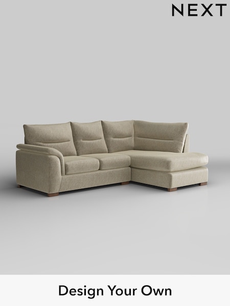 Plush Chenille/Light Natural Hayden Highback (H36071) | £1,825
