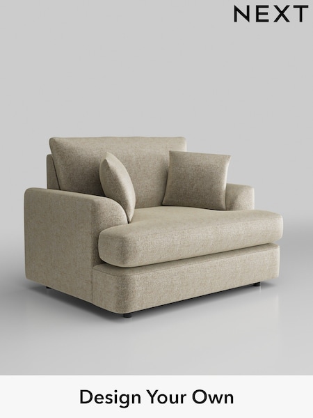 Plush Chenille/Light Natural Parker Platform (H36075) | £975