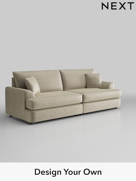 Plush Chenille/Light Natural Parker Platform (H36075) | £1,475