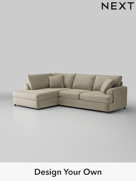 Plush Chenille/Light Natural Parker Platform (H36075) | £2,250