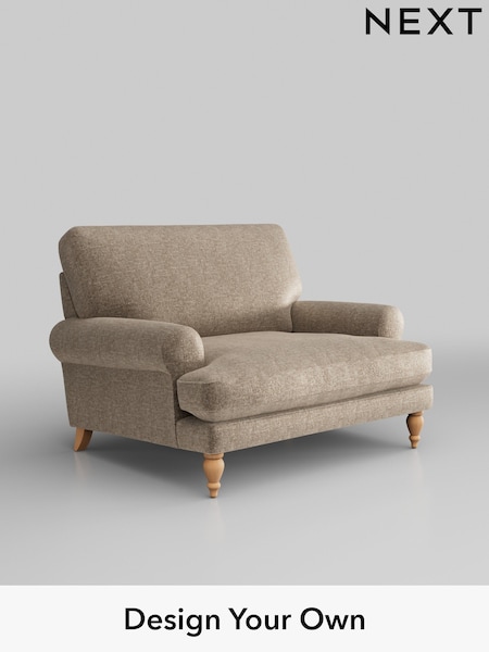 Plush Chenille/Mid Natural Erin Deep Relaxed Sit (H36076) | £975