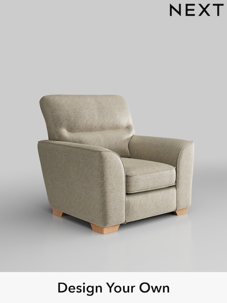 Plush Chenille/Light Natural Stamford Highback (H36079) | £799