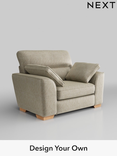 Plush Chenille/Light Natural Stamford Highback (H36079) | £899