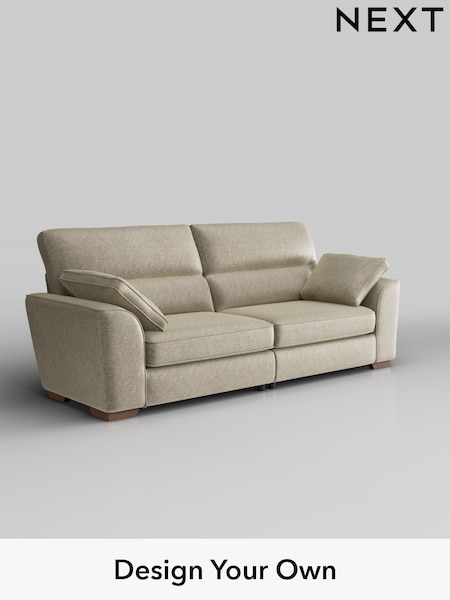 Plush Chenille/Light Natural Stamford Highback (H36079) | £1,399