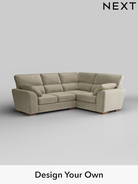 Plush Chenille/Light Natural Stamford Highback (H36079) | £2,150