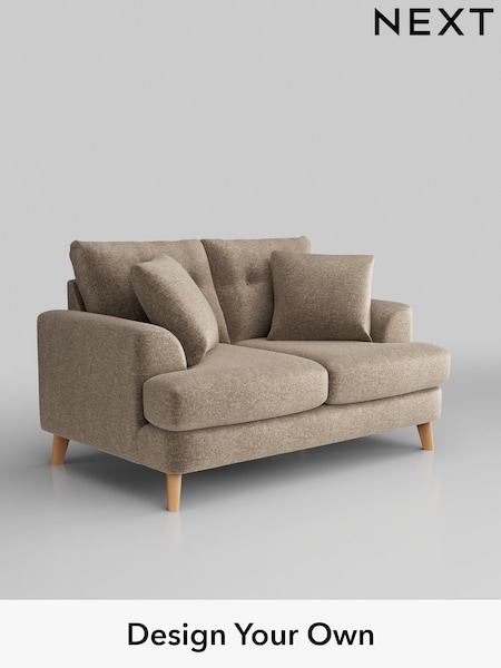 Plush Chenille/Mid Natural Parker Buttoned Back (H36084) | £1,225