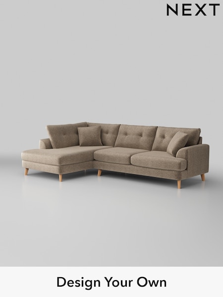 Plush Chenille/Mid Natural Parker Buttoned Back (H36084) | £2,425