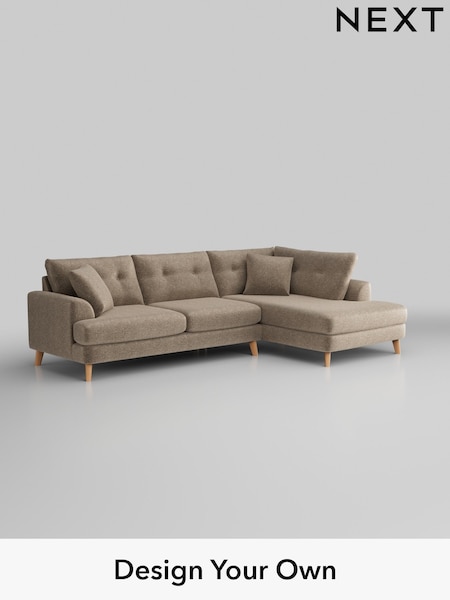 Plush Chenille/Mid Natural Parker Buttoned Back (H36084) | £2,425