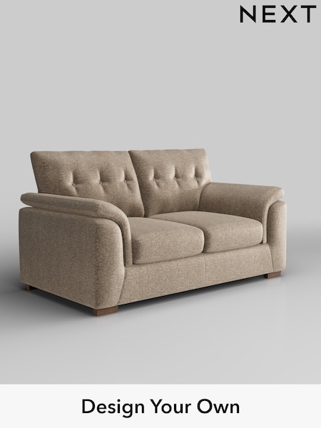 Plush Chenille/Mid Natural Hayden Buttoned Back (H36086) | £1,125