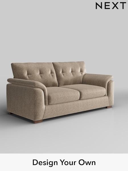 Plush Chenille/Mid Natural Hayden Buttoned Back (H36086) | £1,225