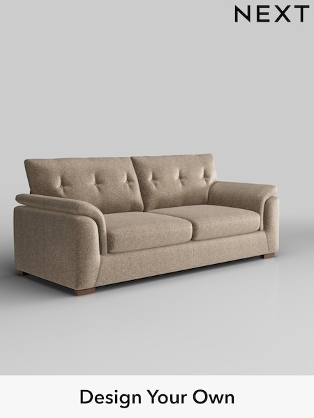 Plush Chenille/Mid Natural Hayden Buttoned Back (H36086) | £1,325