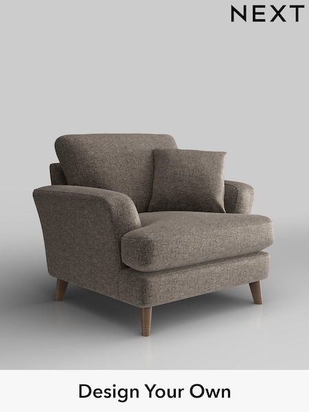 Plush Chenille/Mink Brown Conway Relaxed Sit (H36088) | £875