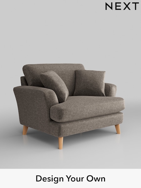 Plush Chenille/Mink Brown Conway Relaxed Sit (H36088) | £975
