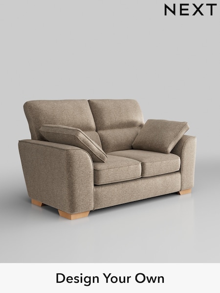 Plush Chenille/Mid Natural Stamford Highback (H36089) | £1,099