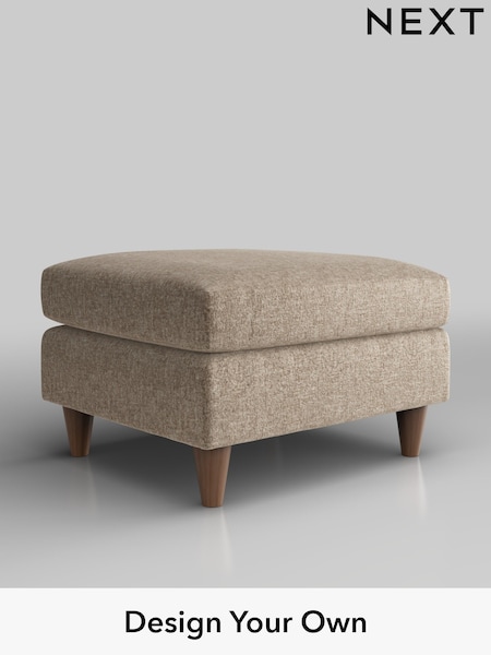 Plush Chenille/Mid Natural Elliot Highback (H36090) | £350
