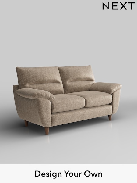 Plush Chenille/Mid Natural Elliot Highback (H36090) | £1,075