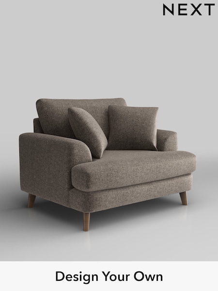 Plush Chenille/Mink Brown Parker (H36102) | £975