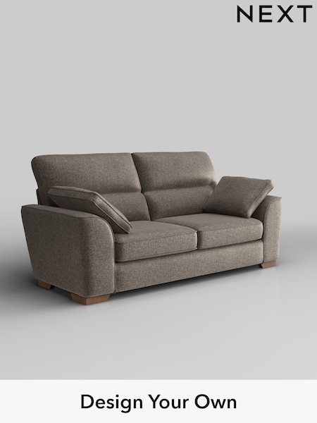 Plush Chenille/Mink Brown Stamford Highback (H36103) | £1,299