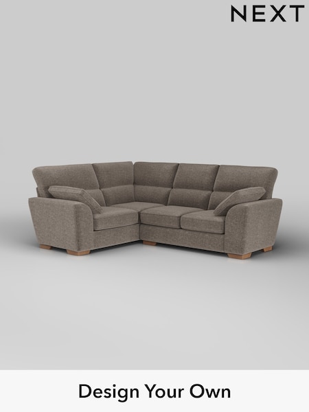 Plush Chenille/Mink Brown Stamford Highback (H36103) | £2,150