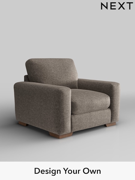 Plush Chenille/Mink Brown Houghton Deep Relaxed Sit (H36105) | £925