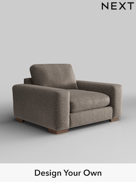 Plush Chenille/Mink Brown Houghton Deep Relaxed Sit (H36105) | £1,025