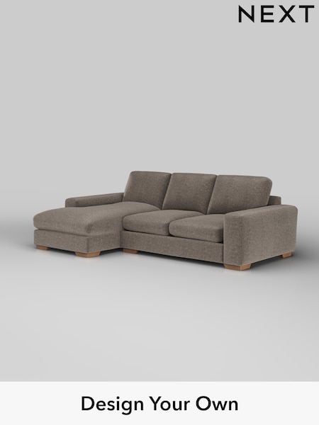 Plush Chenille/Mink Brown Houghton Deep Relaxed Sit (H36105) | £2,125