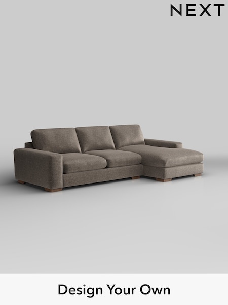 Plush Chenille/Mink Brown Houghton Deep Relaxed Sit (H36105) | £2,325