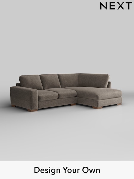 Plush Chenille/Mink Brown Houghton Deep Relaxed Sit (H36105) | £2,150