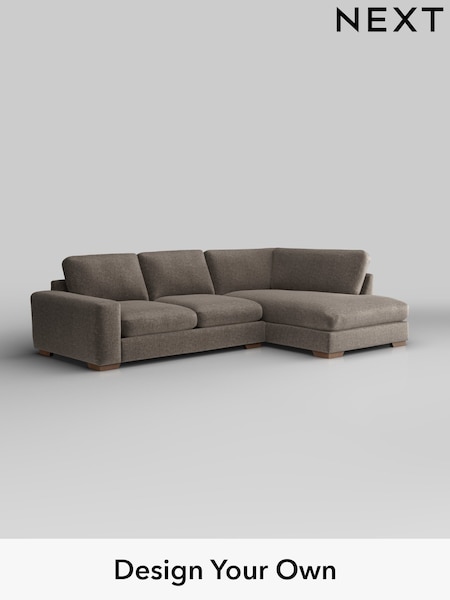 Plush Chenille/Mink Brown Houghton Deep Relaxed Sit (H36105) | £2,250