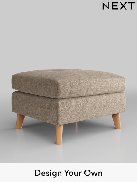 Plush Chenille/Mid Natural Wilson Buttoned Back (H36110) | £350