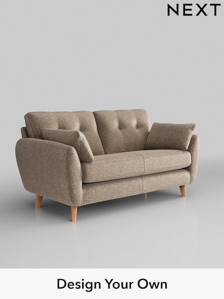 Plush Chenille/Mid Natural Wilson Buttoned Back (H36110) | £950