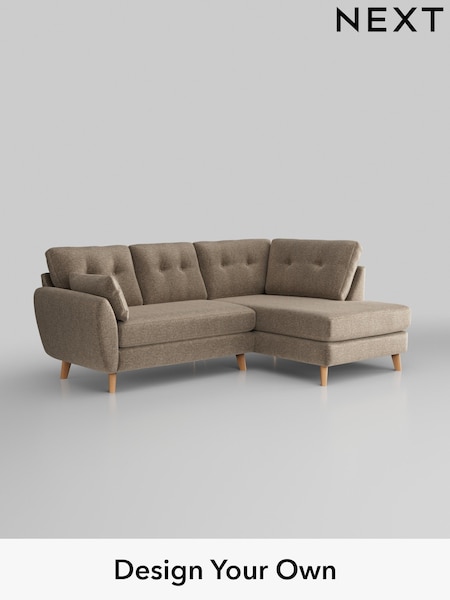 Plush Chenille/Mid Natural Wilson Buttoned Back (H36110) | £1,675