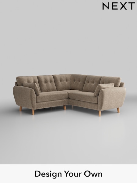Plush Chenille/Mid Natural Wilson Buttoned Back (H36110) | £1,650