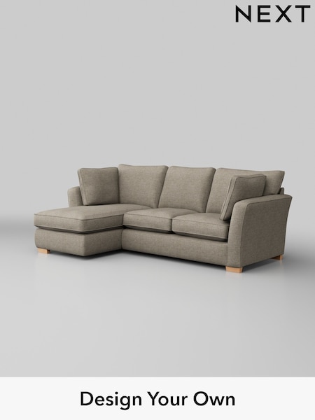 Woven Chenille Easy Clean/Mid Natural Heath Highback (H36117) | £1,899