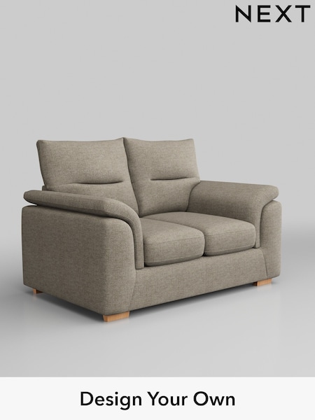 Woven Chenille Easy Clean/Mid Natural Hayden Highback (H36118) | £1,025