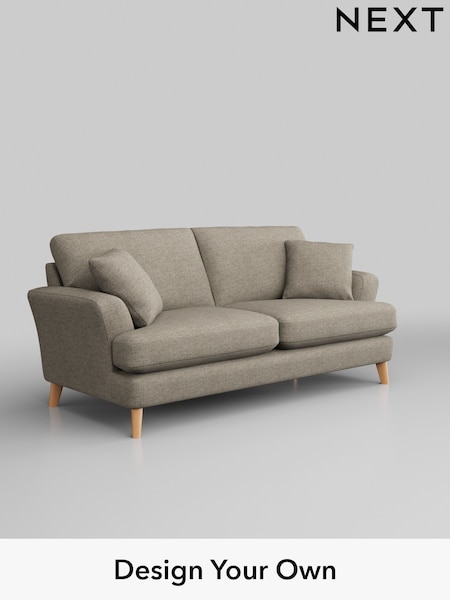 Woven Chenille Easy Clean/Mid Natural Conway Relaxed Sit (H36121) | £1,350