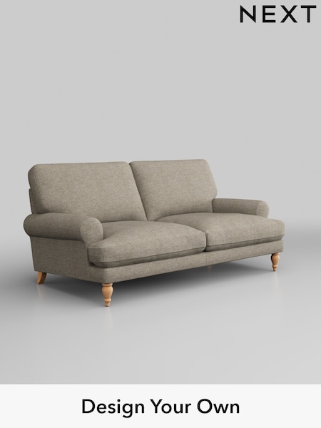 Woven Chenille Easy Clean/Mid Natural Erin Deep Relaxed Sit (H36122) | £1,275