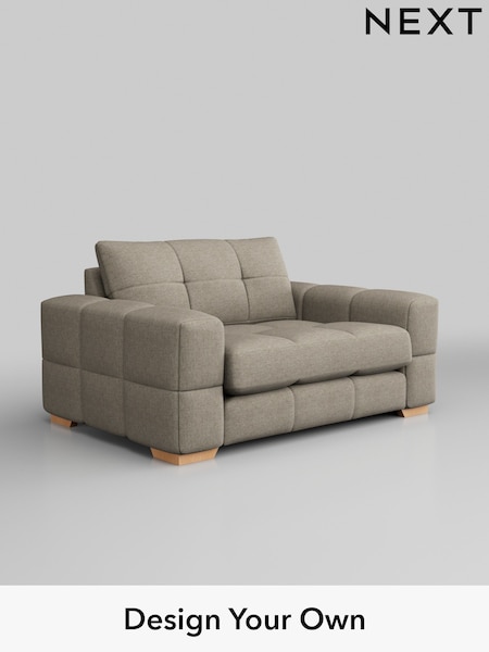 Woven Chenille Easy Clean/Mid Natural Brooke Deep Sit (H36123) | £1,525