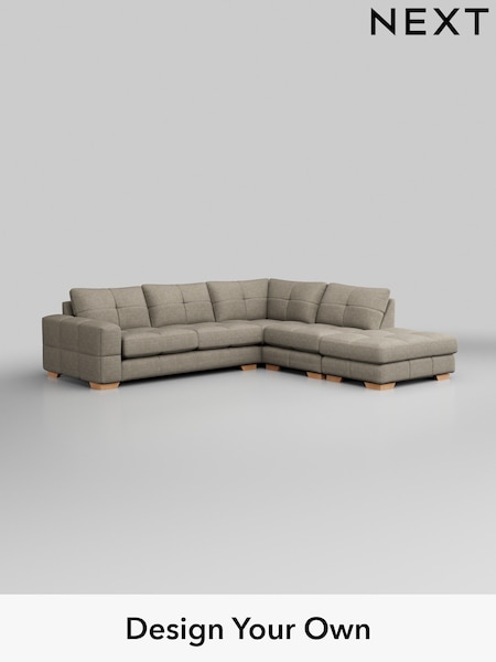 Woven Chenille Easy Clean/Mid Natural Brooke Deep Sit (H36123) | £2,825