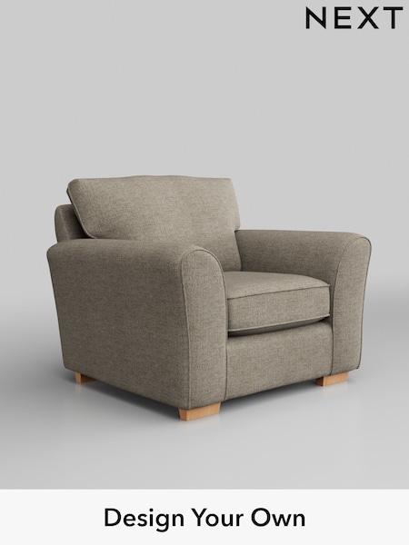 Woven Chenille Easy Clean/Mid Natural Michigan Ii (H36125) | £625
