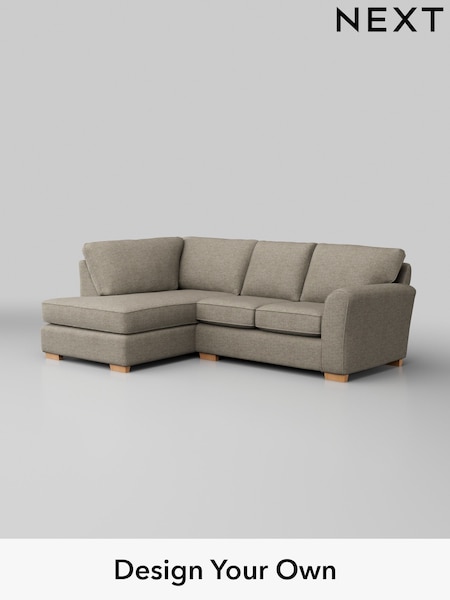 Woven Chenille Easy Clean/Mid Natural Michigan Ii (H36125) | £1,450