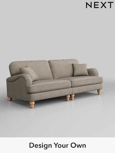 Woven Chenille Easy Clean/Mid Natural Lilly Ii (H36126) | £1,150