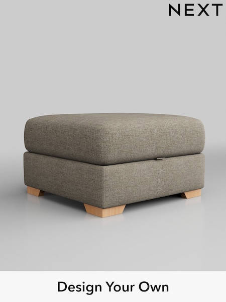 Woven Chenille Easy Clean/Mid Natural Houghton Deep Relaxed Sit (H36127) | £499