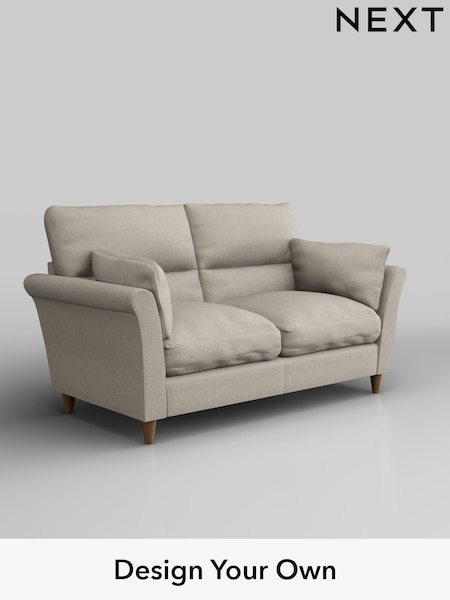 Tweedy Chenille/Oyster Hartley Highback Relaxed Sit (H36140) | £1,125