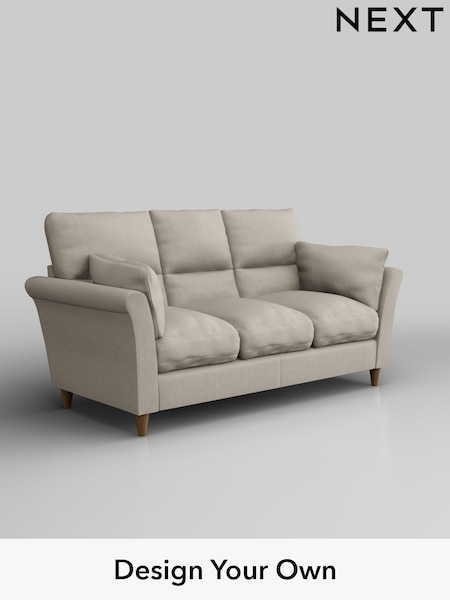 Tweedy Chenille/Oyster Hartley Highback Relaxed Sit (H36140) | £1,225