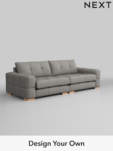Woven Chenille Easy Clean/Light Grey Brooke Deep Sit (H36141) | £1,825