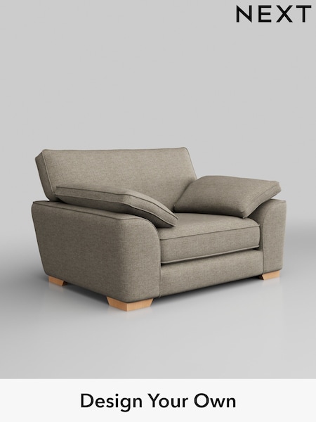 Woven Chenille Easy Clean/Mid Natural Stamford Grand Relaxed Sit (H36150) | £1,299