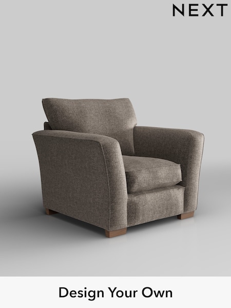 Plush Chenille/Mink Brown Heath Highback (H36153) | £750
