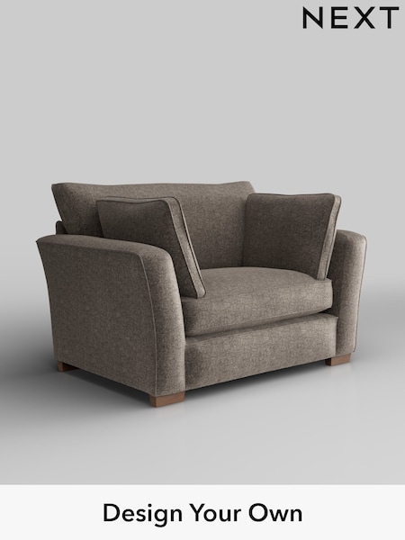 Plush Chenille/Mink Brown Heath Highback (H36153) | £850